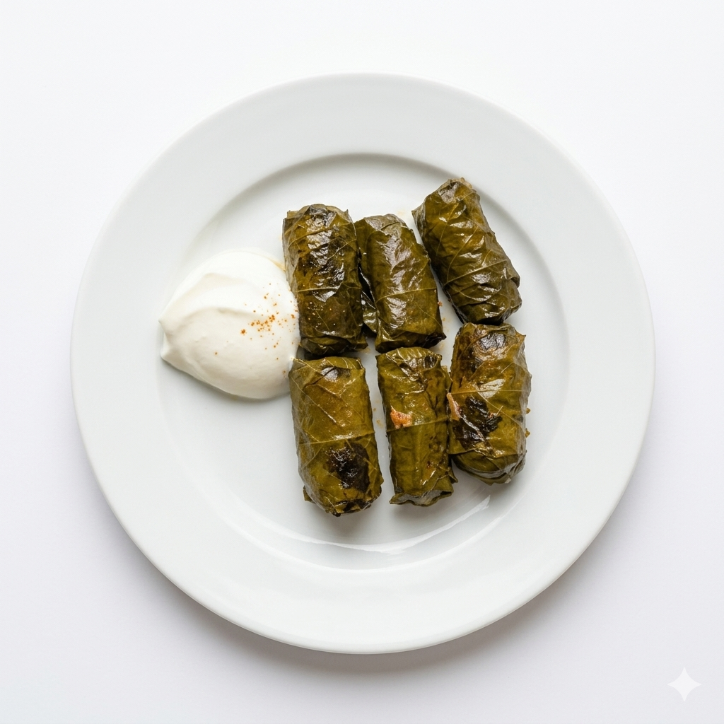 Лапад сарми с чеснов сос, 300гр