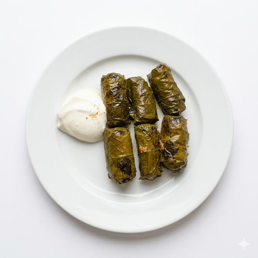 Лапад сарми с чеснов сос, 300гр