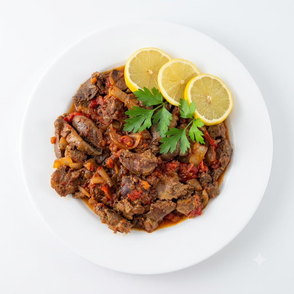 Пилешки дроб по селски, 300гр